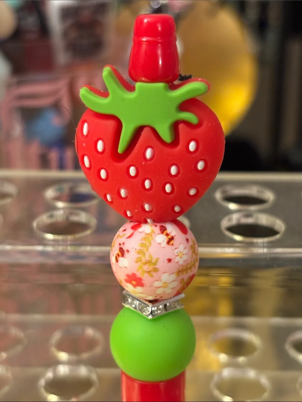 Strawberry🍓Handcrafted Pen